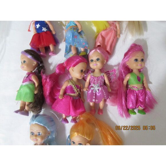 Lot of 9 Sparkle Girlz dolls little friends funville toys girls fairy jeanie ... - Picture 3 of 6